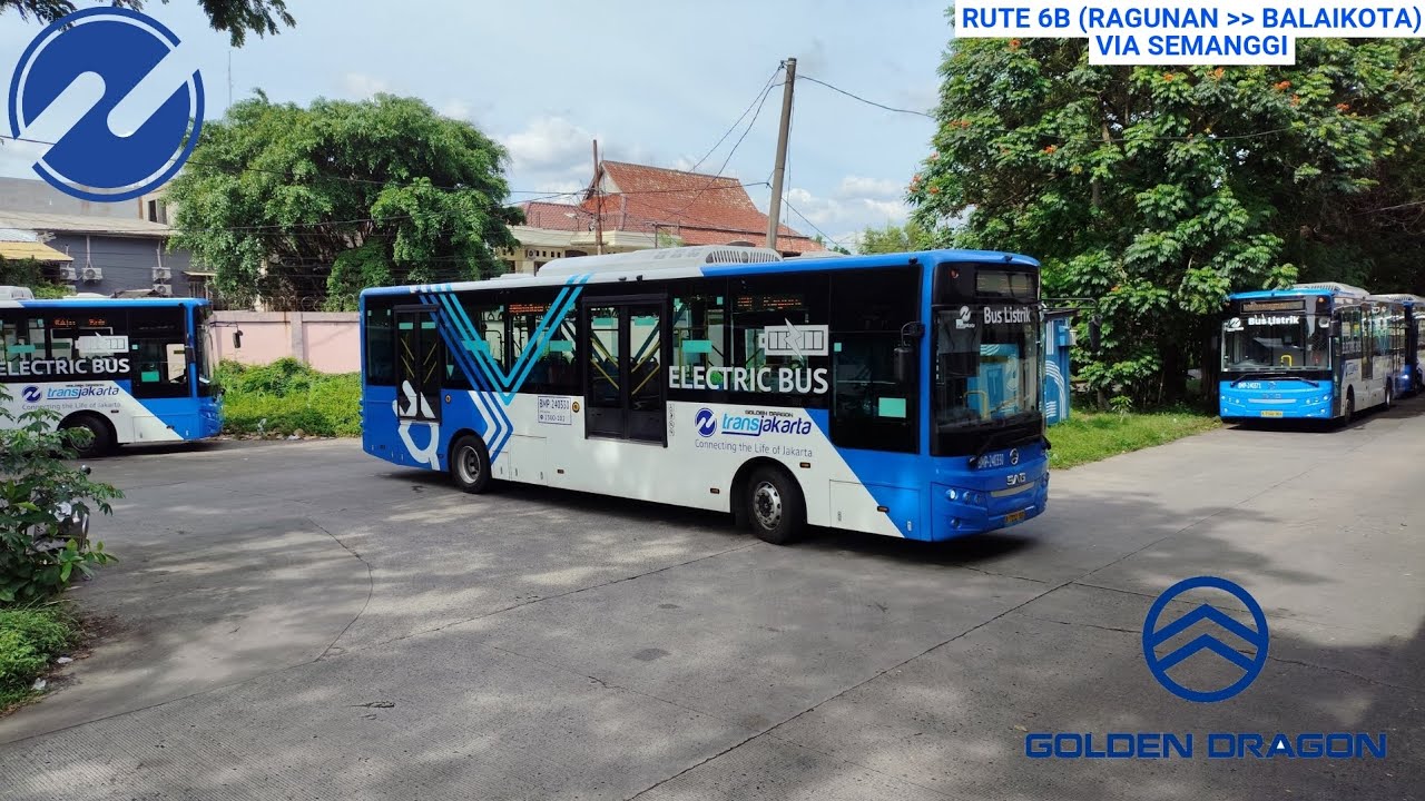 🔵[TRIP] TransJakarta Golden Dragon Pivot E12 BRT (BMP-240330) (SIMPANG RAGUNAN - SEMANGGI)