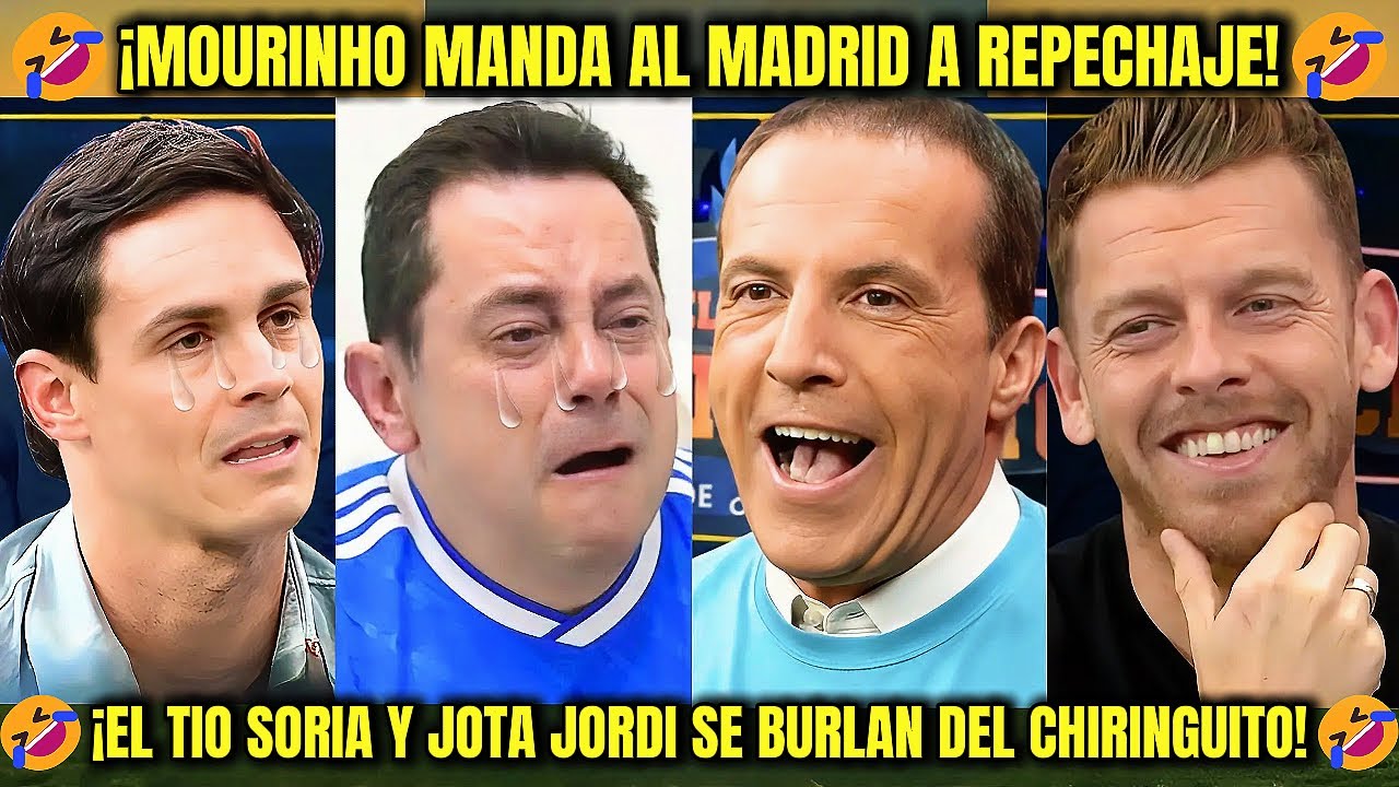 🤣 ¡EL BENFICA DE MOURINHO HUMILLA Y GOLEA AL MADRID! El Tío Soria y Jota SE BURLAN del Chiringuito