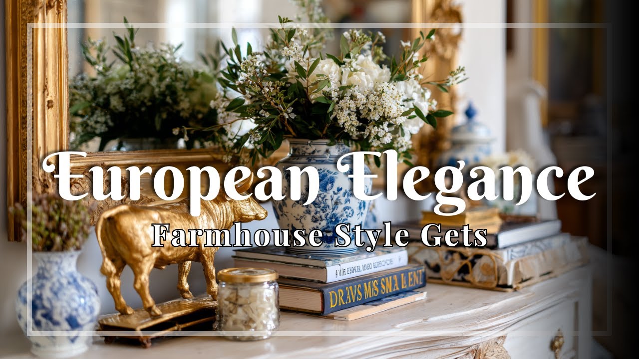 American Farmhouse Meets European Elegance — Style Clash!