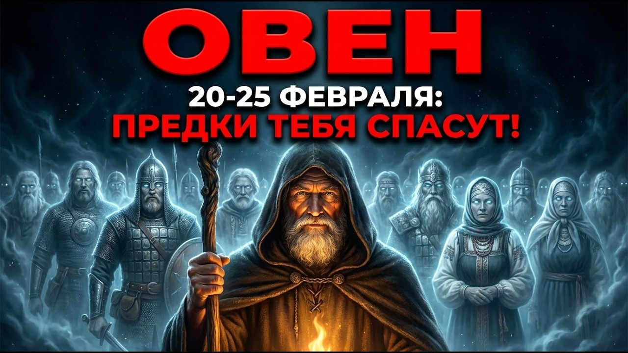 ОВЕН| СИЛА РОДА: КАК ПРЕДКИ ПОМОГУТ ВАМ В ПЕРИОД С 20 ПО 25 ФЕВРАЛЯ 2026