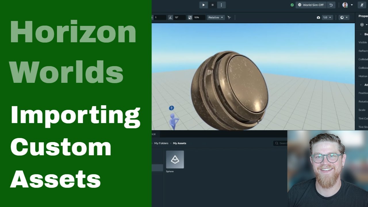 Horizon Worlds: импорт пользовательских 3D-ресурсов, материалов и текстур
