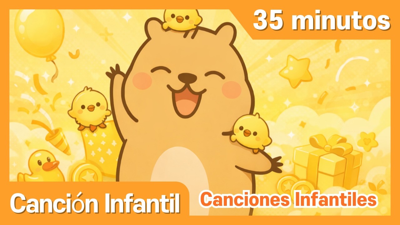 CapyLala 35 Minutos de Canciones | Colección de Música Infantil | CapyLala Niños