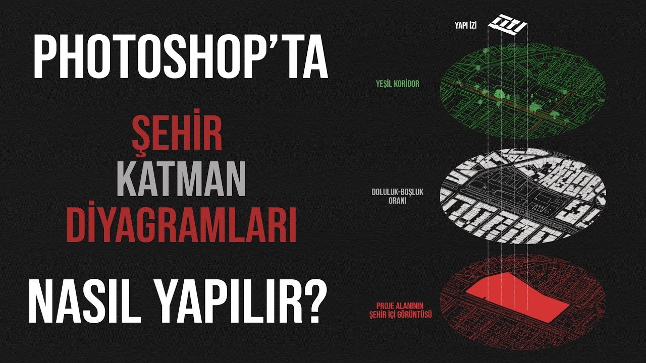 Photoshop'ta Şehir Katman Diyagramları Nasıl Yapılır!
