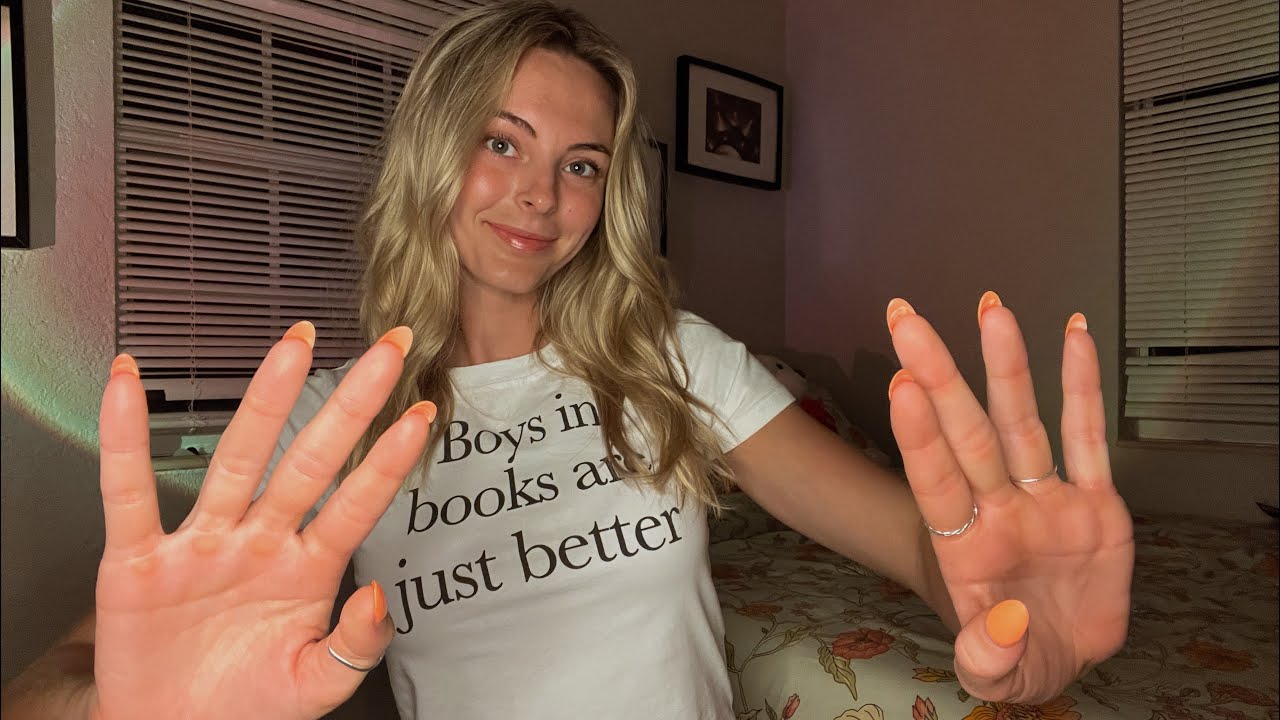 ASMR | Hand Movements & Mouth Sounds | Tongue Clicking, Finger Snapping & Soft Whispering
