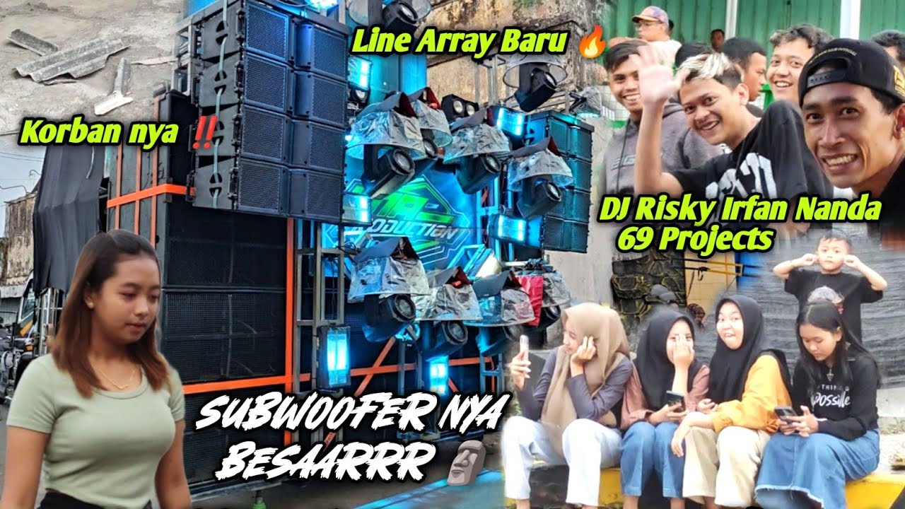 WOW😱 IMA NGAMUK pakai Amunisi Line Array Baru nya disetut poll