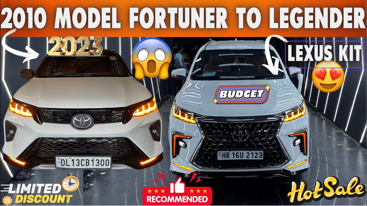 2010 Model Fortuner Converted To 2023 Legender | Lexus Kit Fortuner | And Moreeee