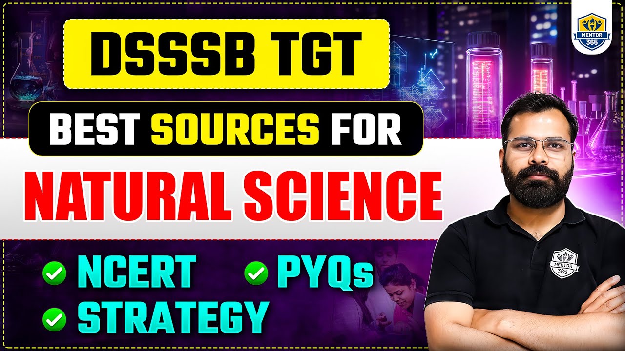 DSSSB TGT  science Preparation Strategy | Best Books & Complete Syllabus Previous Year