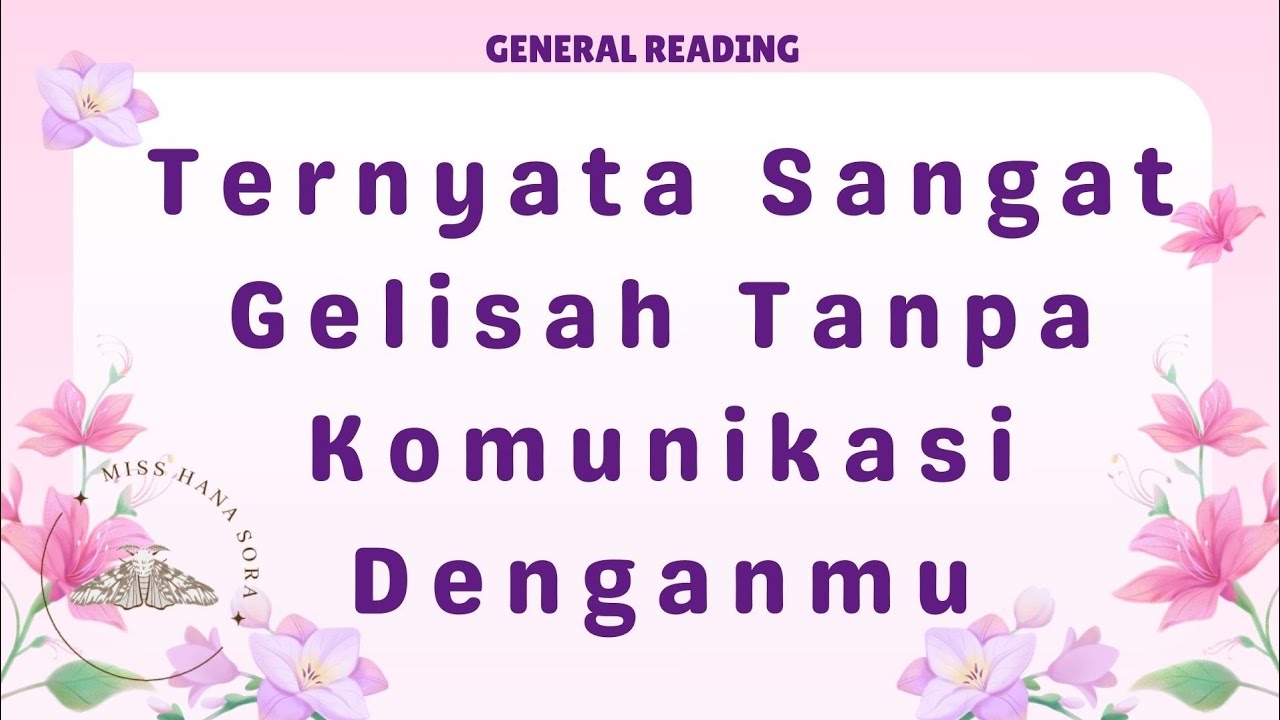 SANGAT GELISAH TANPA KOMUNIKASI DENGANMU