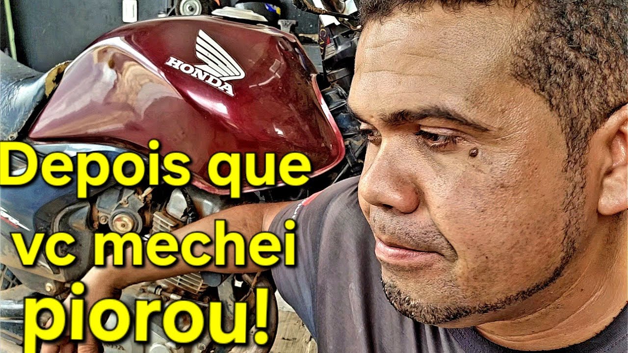 Essa fan150 não chegou sem segura ligada e com barulho feio