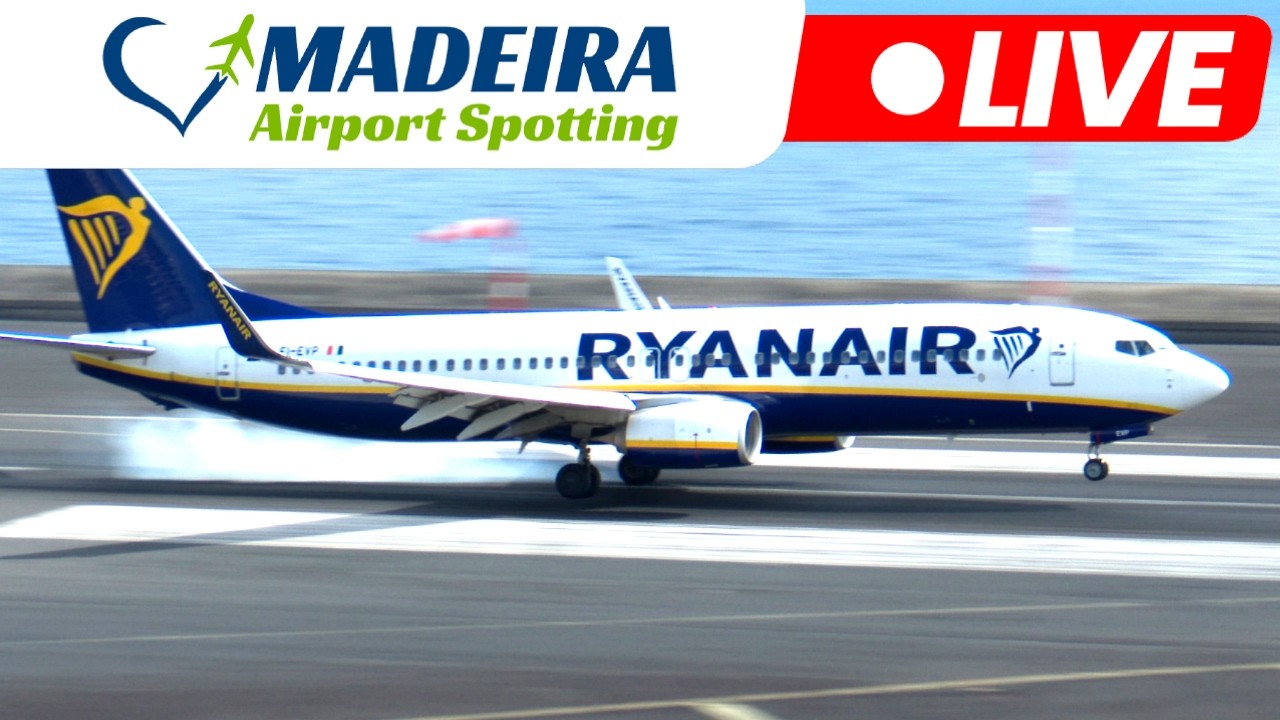 LIVE Action at Madeira Island Airport 10.02.2026