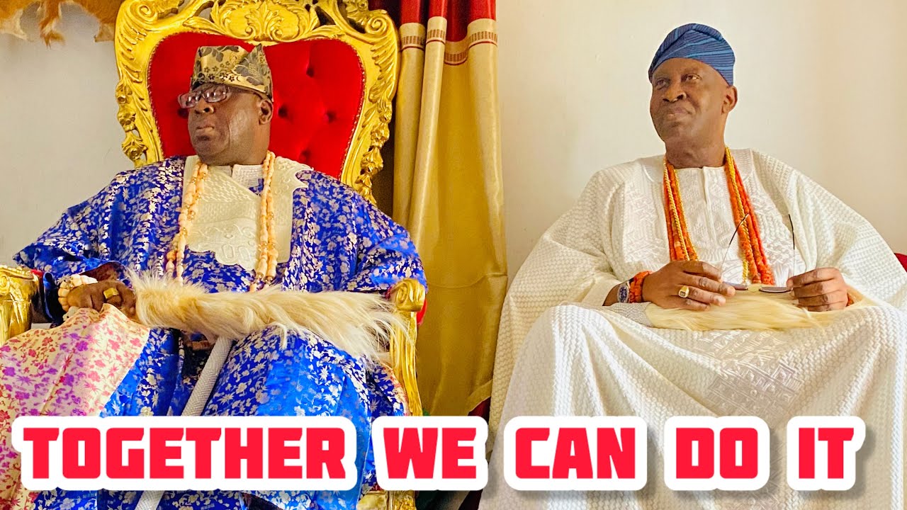 OBA GANDI SOUN OF OGBOMOSO PAY A VISIT TO ASEYIN OF ISEYIN LAND.