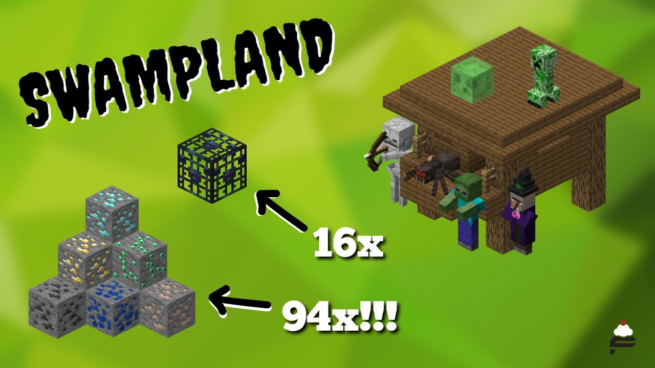 DIAMONDS & Clearing the Swamp Island | Episode 15 (CubeCraft Skyblock Let's Play)