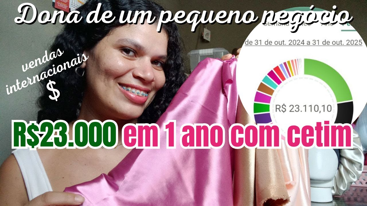 Faturei R$23.000 em 1 Ano Vendendo Cetim | Minha História com o Ateliê