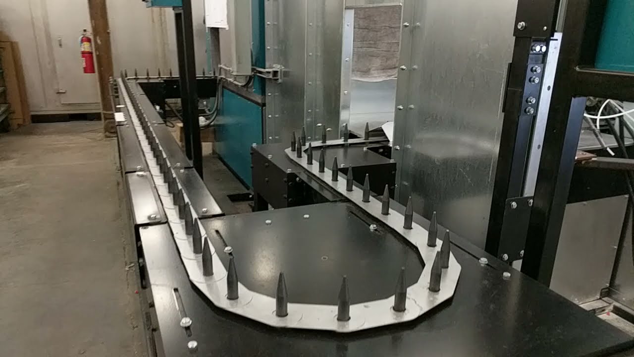 Lord Chemlok Adhesive Chain-On-Edge Conveyor Application System