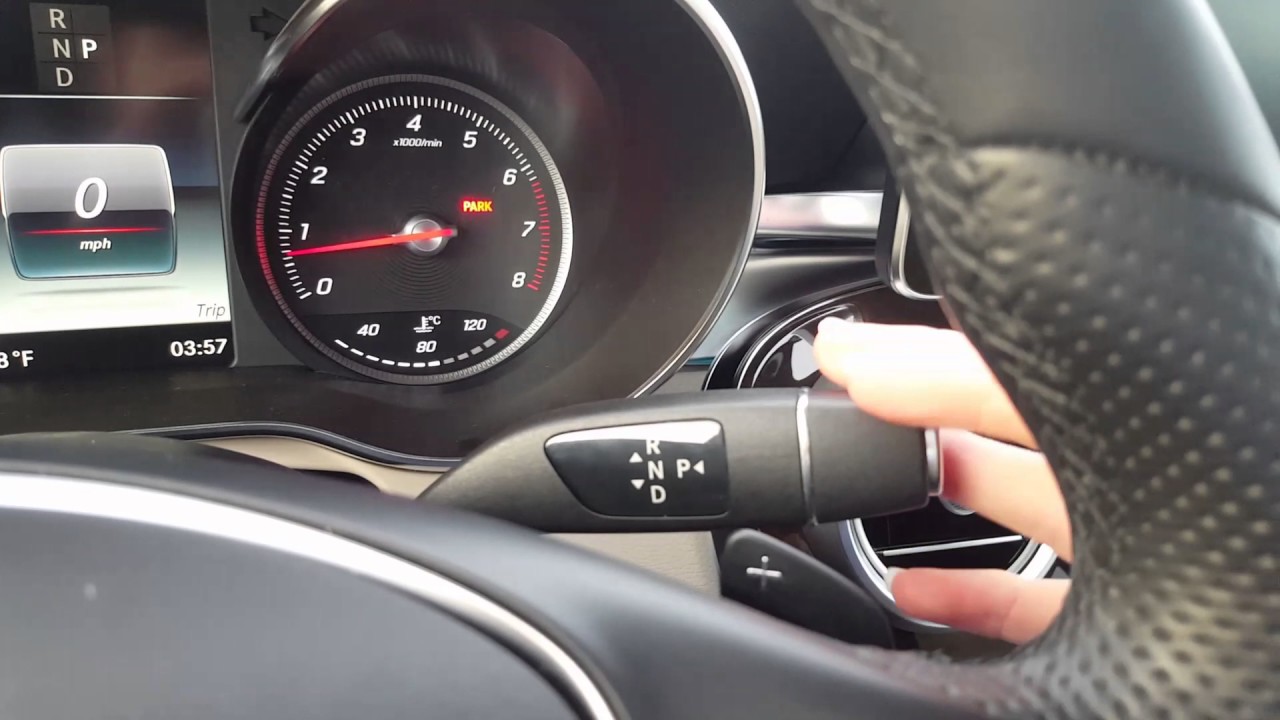 2017 Mercedes-Benz GLC300: Electronic Gearshifter Operation (9G-Tronic)