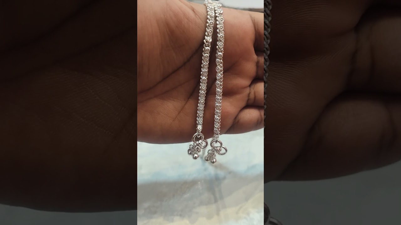 vendi pattilu designs| new model pattilu |  silver anklets designs for women #pattilu #anklets