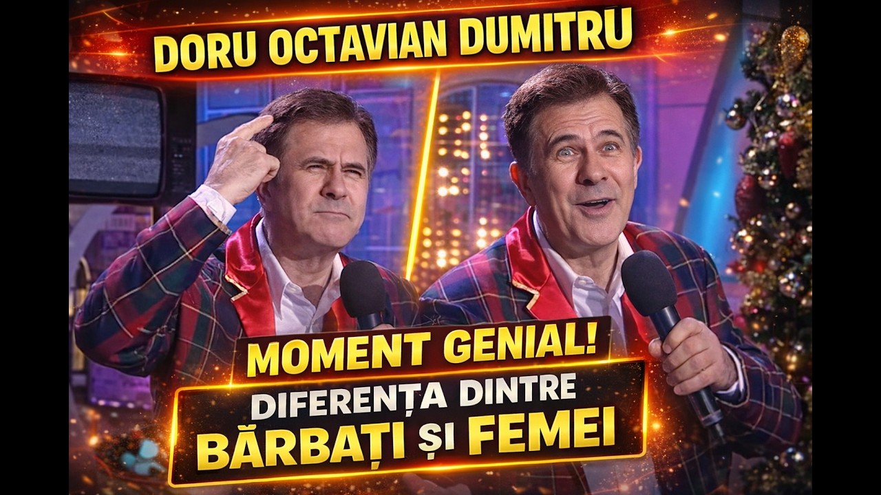 Doru Octavian Dumitru, diferența dintre femei și bărbați. Mori de râs 😂😂😂