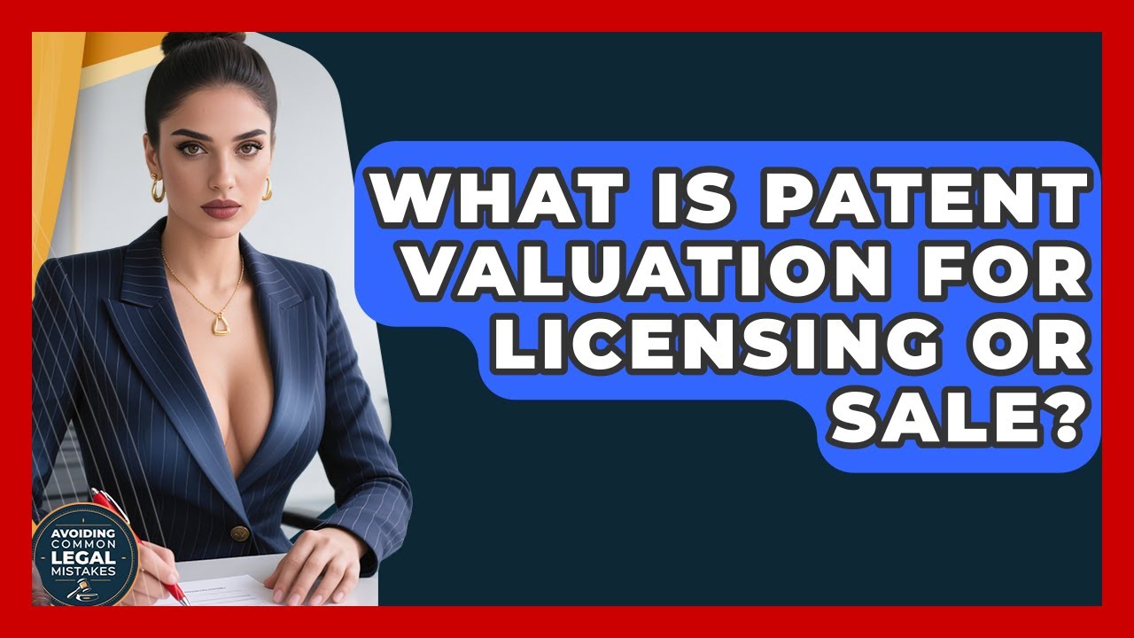 What Is Patent Valuation For Licensing Or Sale? - Avoiding Common Legal Mistakes
