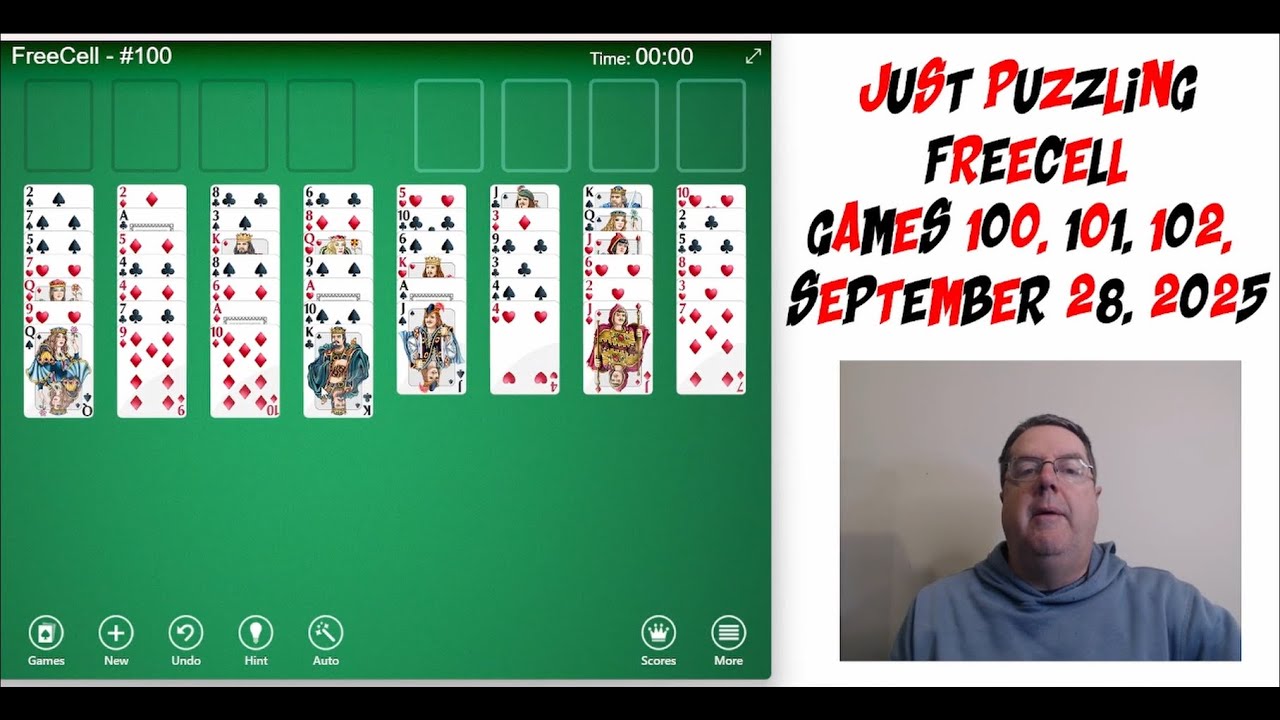 Learning Freecell By Doing and Explaining Games 100, 101 and 102