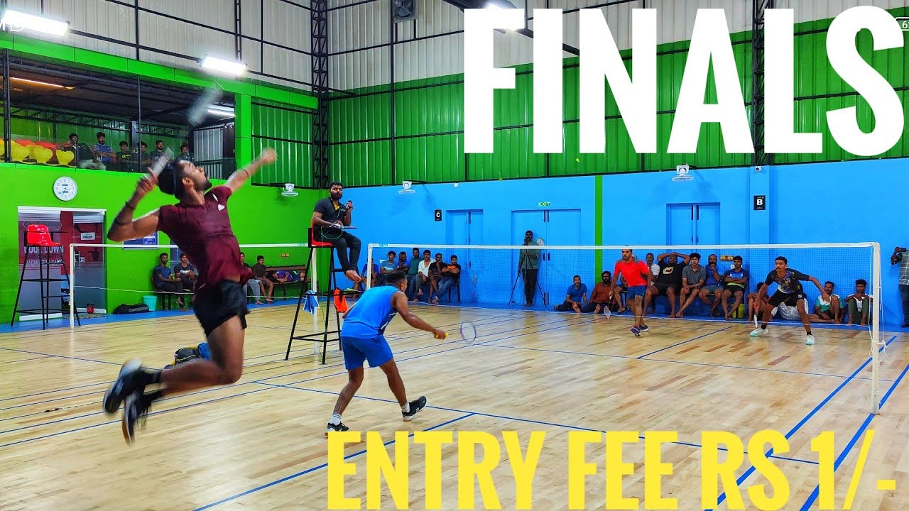 KOLLAM FAIZAL & VAIKKOM JAISON VS VINAY AP & PAKRU: ALL INDIA VARKALA OPEN BADMINTON TOURNAMENT,2023