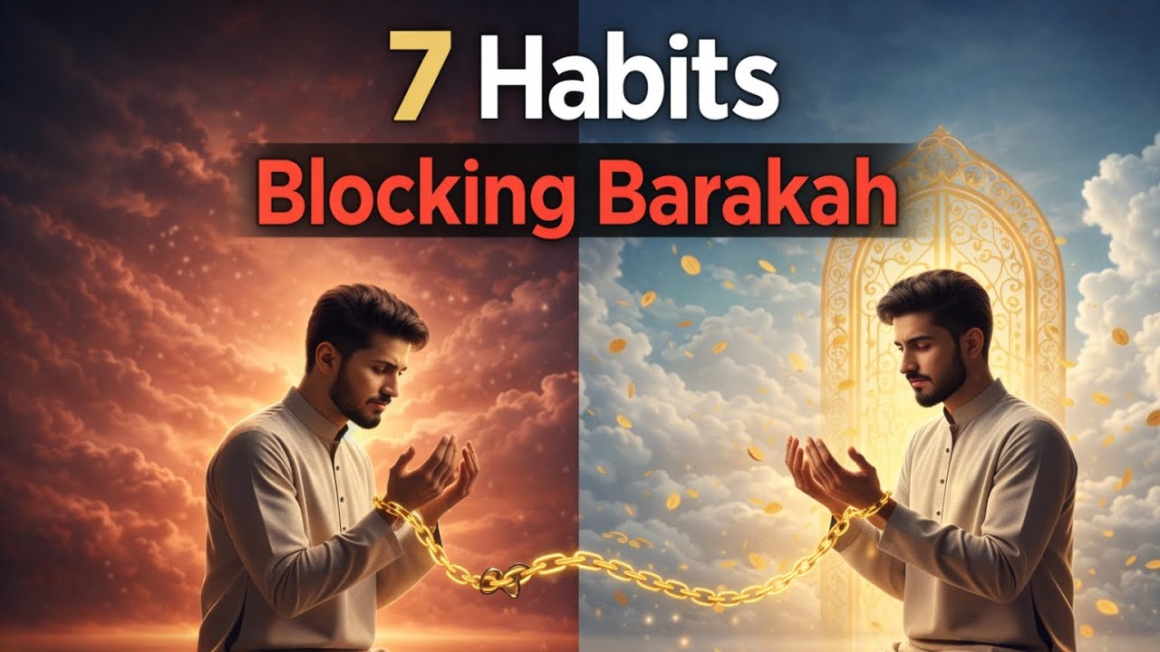 7 Habits Blocking Your Barakah | These Mistakes Are Ruining Your Rizq💵💰