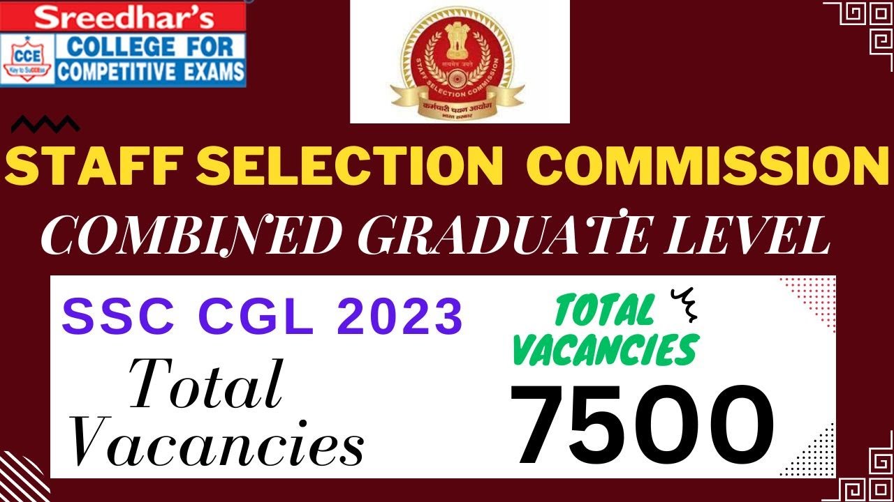 SSC CGL notification 2023||FULL DETAILS IN THIS VIDEO