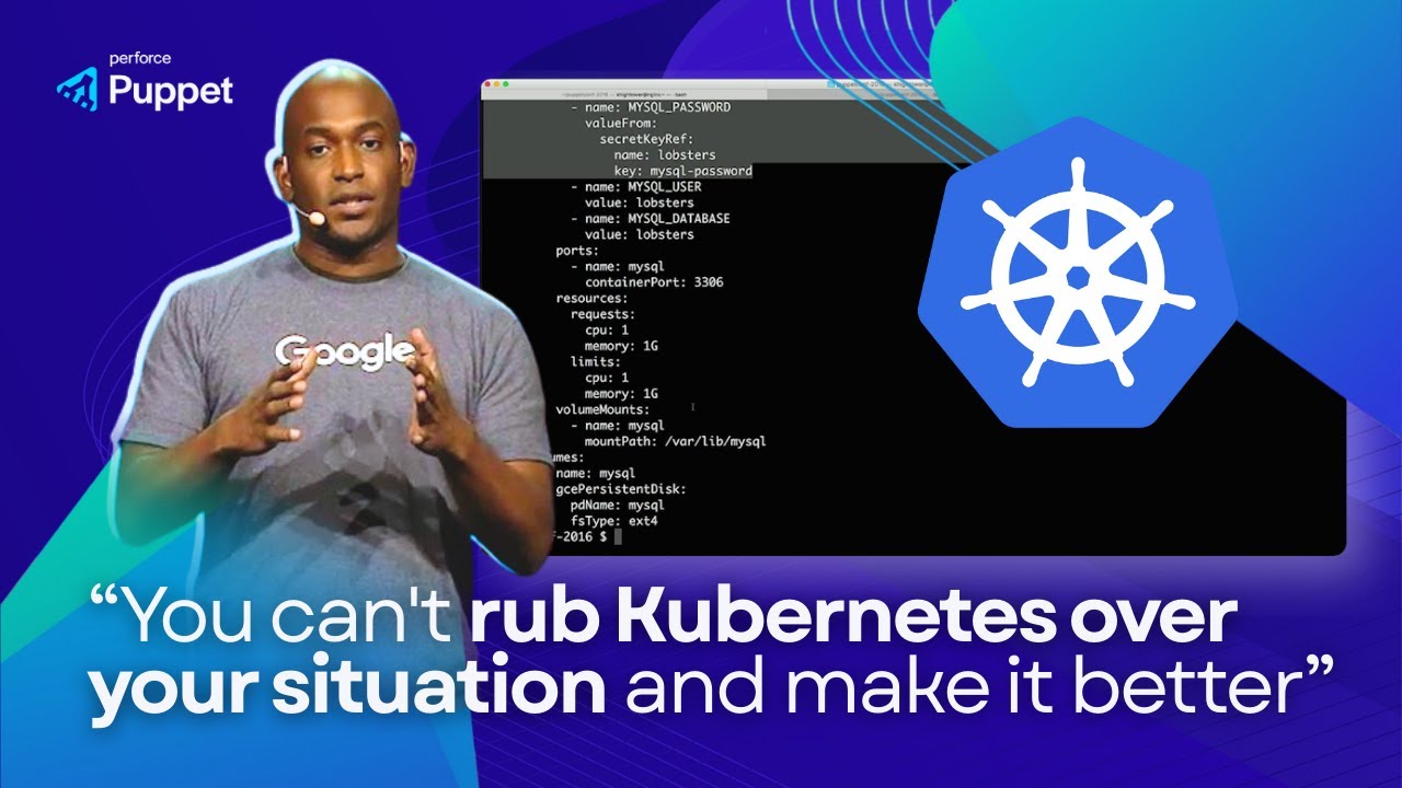 Kubernetes for SysAdmins | Kelsey Hightower at PuppetConf | Talk & Demo