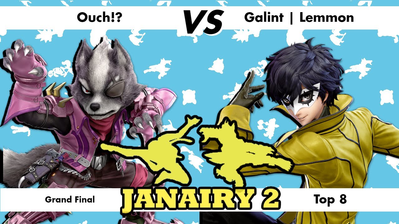 Janairy 2024: GRAND FINALS - Ouch!? (Wolf) Vs. Galint | Lemmon (Joker) - SSBU