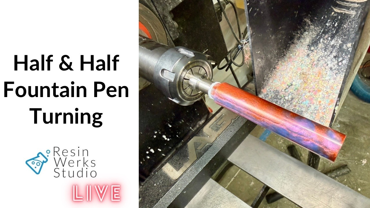 🔴Replay: Turning the Half & Half Bespoke Fountain Pen | Episode 366