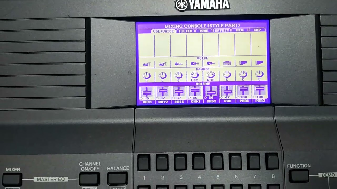 como regular o volume do ritmo no teclado 670 sx600 e outros