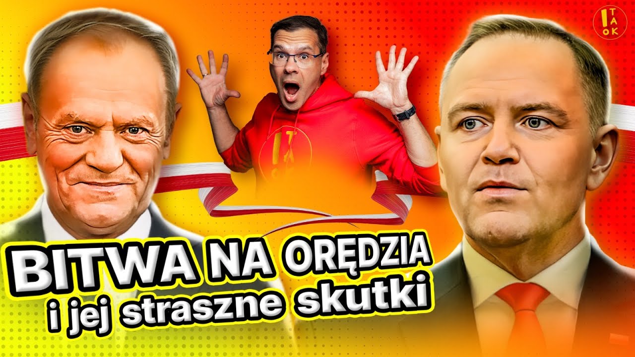 BITWA NA ORĘDZIA - TUSK UDERZA, NAWROCKI MOCNO ODPOWIADA