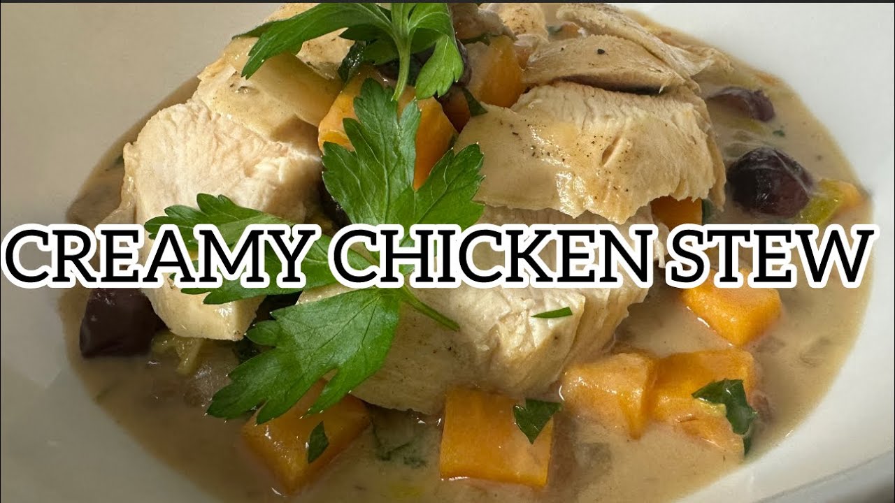Сливочное рагу из куриной грудки!
