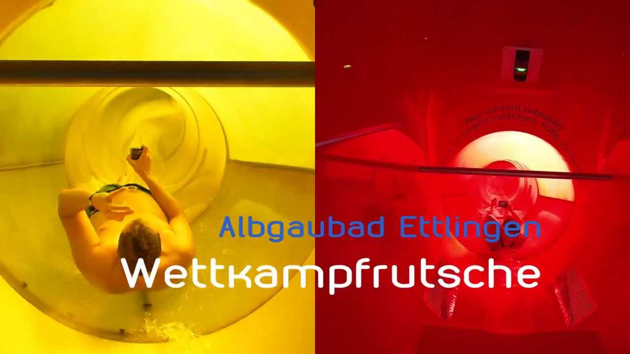 Albgaubad Ettlingen - Wettkampfrutsche AquaMatch - Duell Onride!