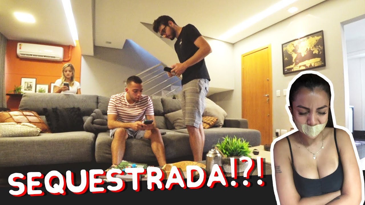 FINGI SER SEQUESTRADA PARA TROLLAR MEUS AMIGOS