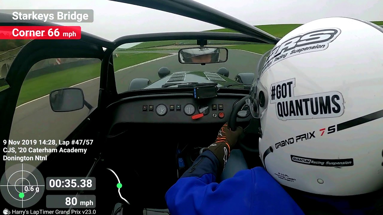 Donington trackday - Caterham Academy 2020 car.