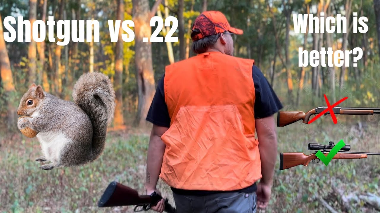 Shotgun vs .22 - Squirrel Hunting Challenge!