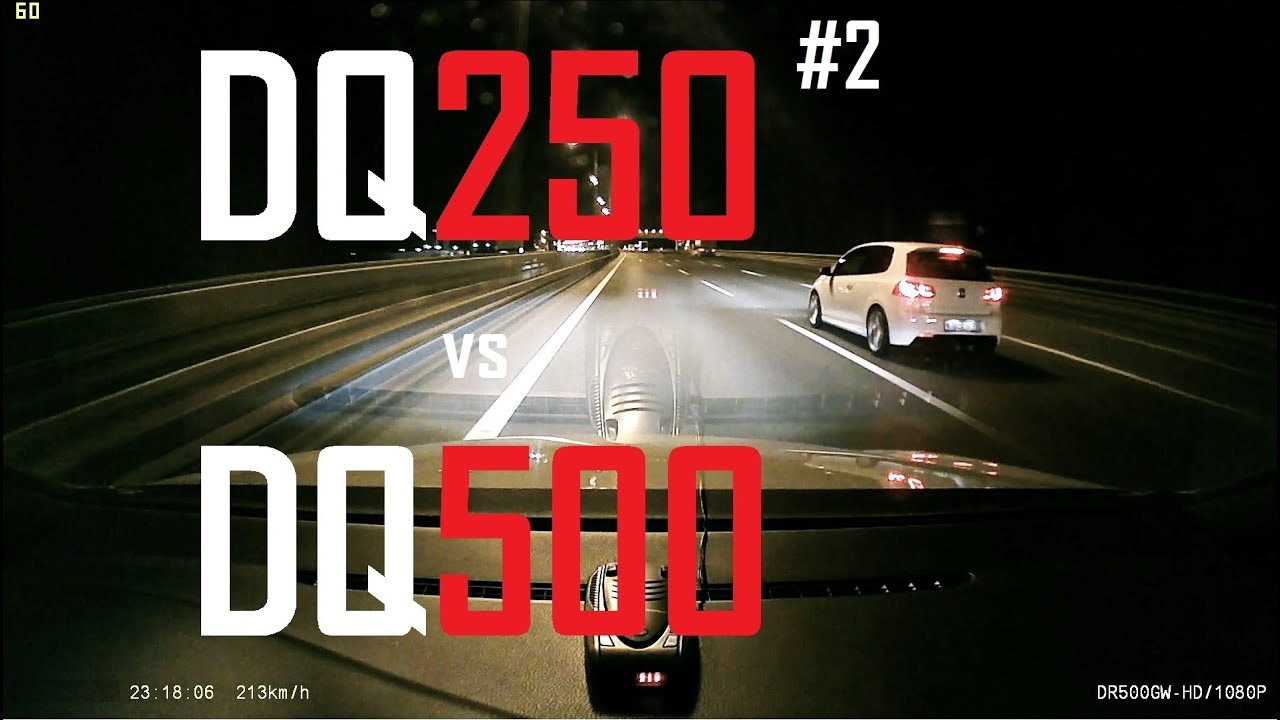 Golf R Stage2+ DQ250 vs DQ500 #2