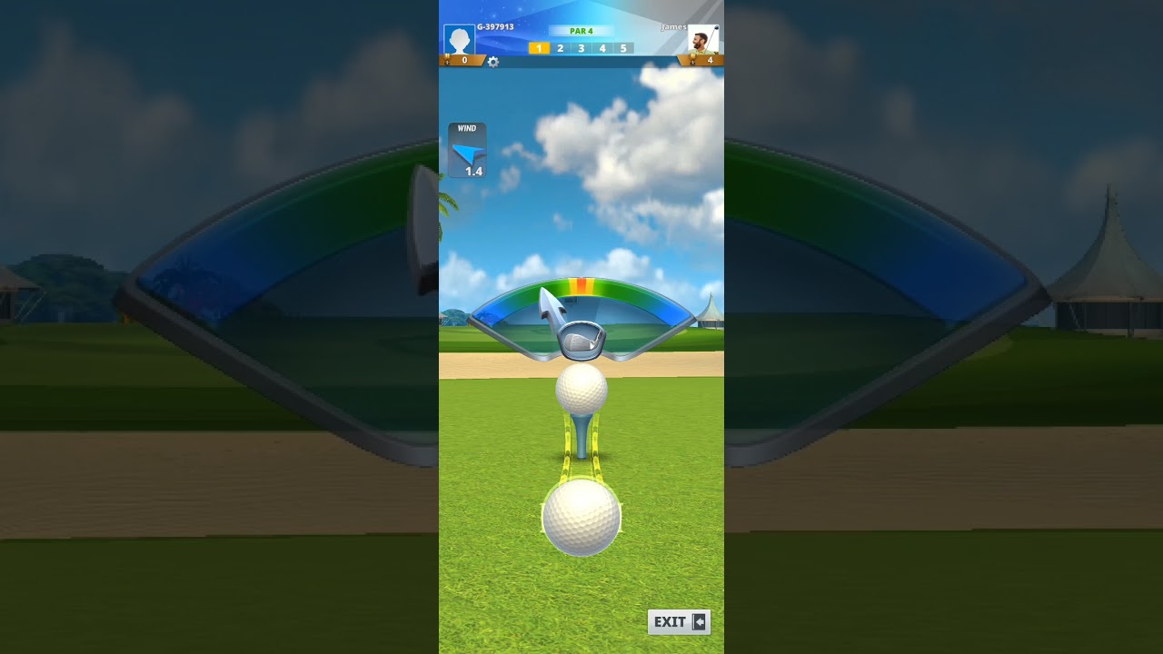 First shot on a new golf game I just downloaded...