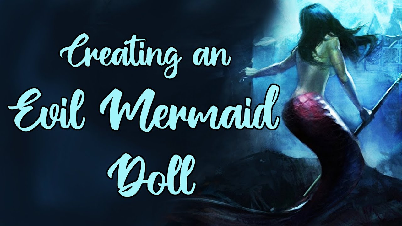 EVIL MERMAID BARBIE DOLL   OOAK