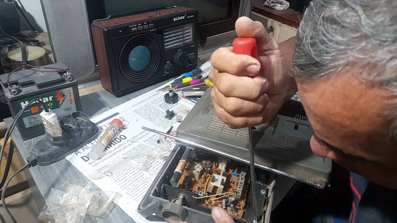 desmontagem do motobras para limpeza e manutenção