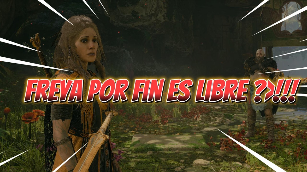 GOD OF WAR-Freya al fin se libera de la maldicion-PART8