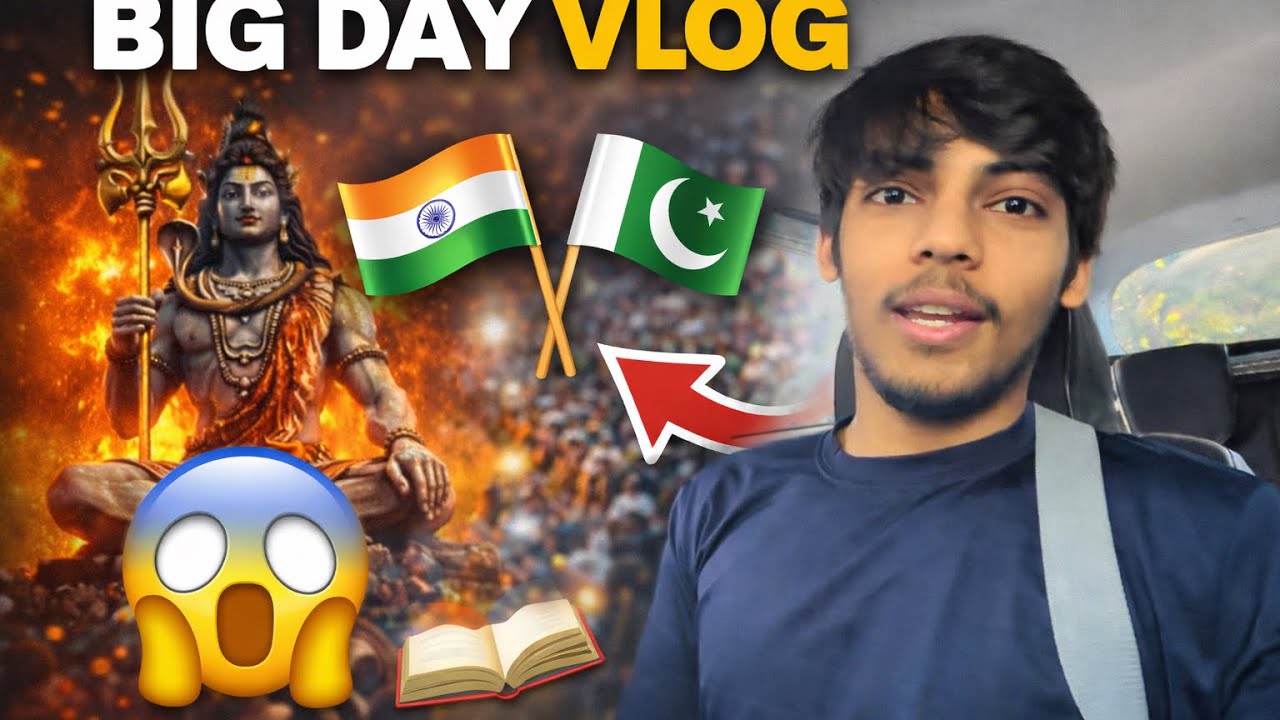 MAHASHIVRATRI WALE DIN IND vs PAK 🔥 || 🇮🇳 vs 🇵🇰 Match Maja aagya 🔥 + College Exam vlog 😍