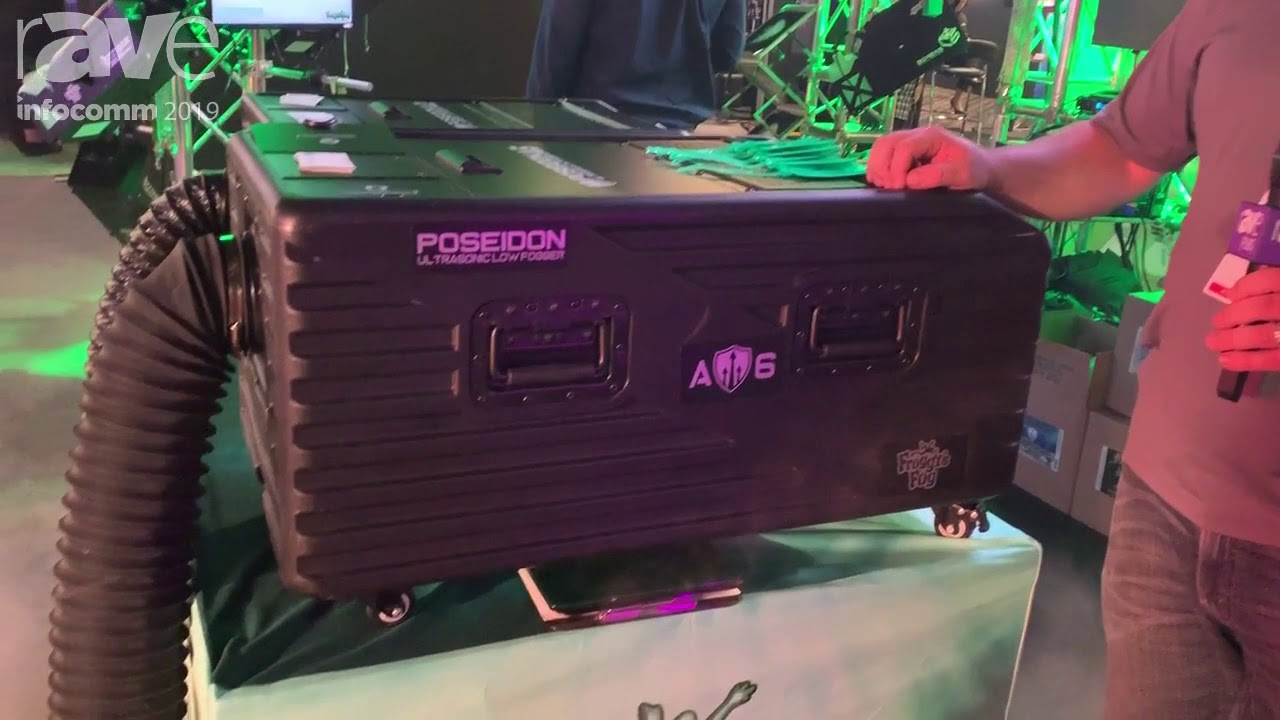 InfoComm 2019: Froggy's Fog Intros the FFM-Poseidon-AQUA6 Ultrasonic Low Lying Fog Machine