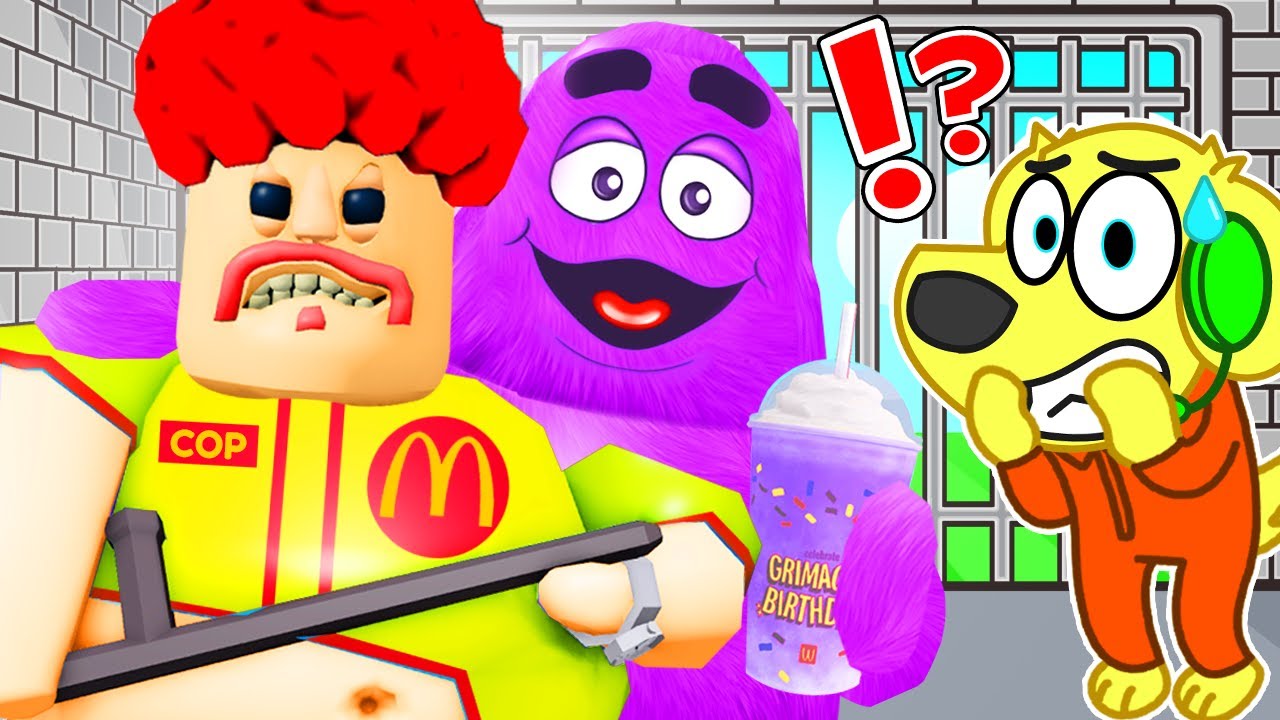 Escape BARRY'S PRISON RUN MCDONALDS SECRET in Roblox