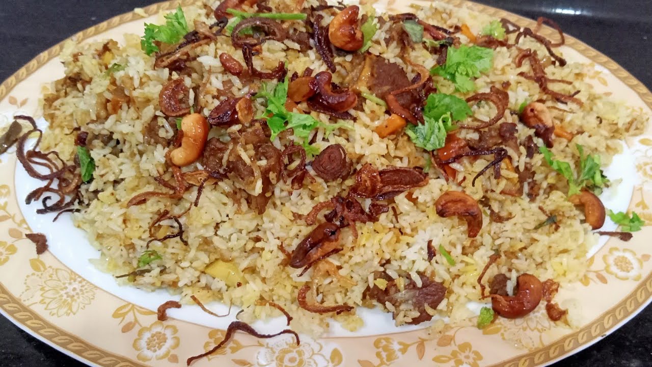Beef biriyani / pineapple beef biriyani/ new recipe @tkmkitchen