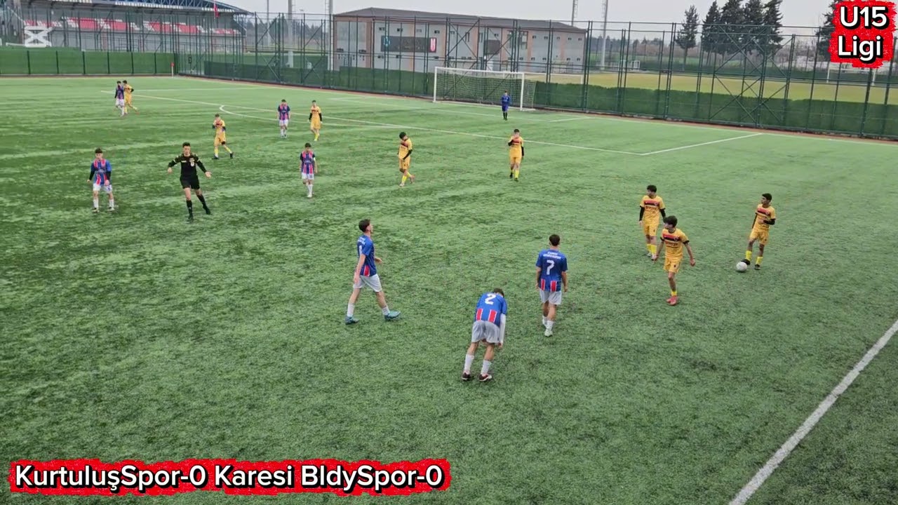 U15 Ligi 4.Hafta Maçı KurtuluşSpor-0 Karesi BldySpor-3