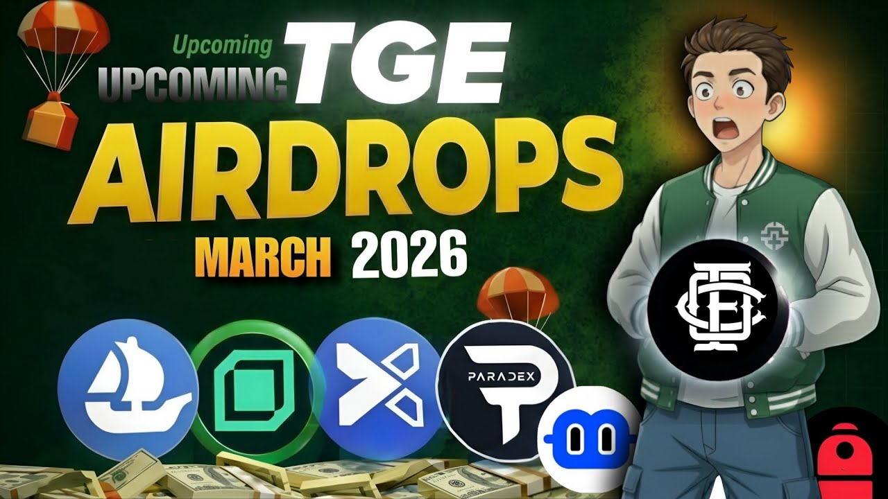 Upcoming Airdrops TGE in 2026 | Onefootball,billions network,Paradex,Nexira Airdrop Listing Update