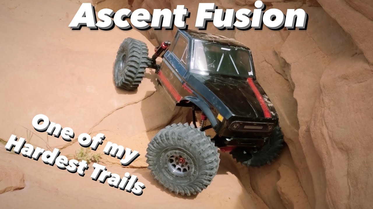 Redcat Ascent Fusion on Extreme Crawling Trail! B&B RC Canyon