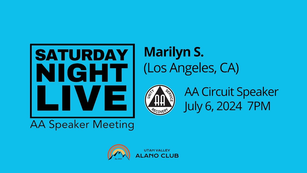 Marilyn S (Los Angeles, CA) speaking at SNL in Provo, UT 7-6-24