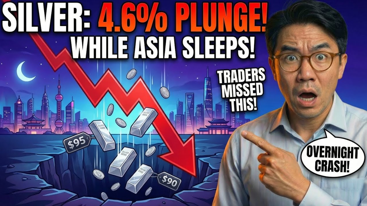 Silver Plunges 4.6% While Asia Sleeps – What Traders Are Missing | John AG 
